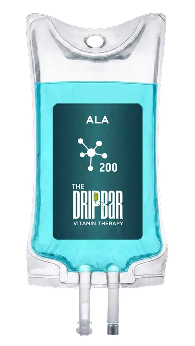 The Alpha Lipoic Acid (ALA) IV drip bag at The DRIPBaR McKinney