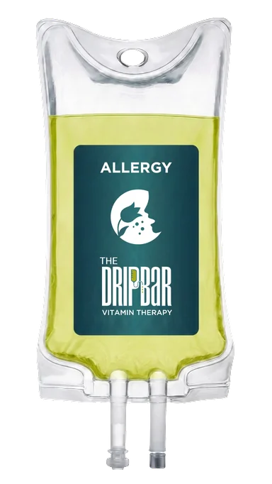 The Allergy IV drip bag at The DRIPBaR McKinney