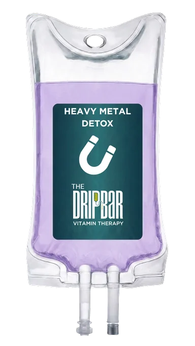 The Heavy Metal Detox IV drip bag at The DRIPBaR McKinney