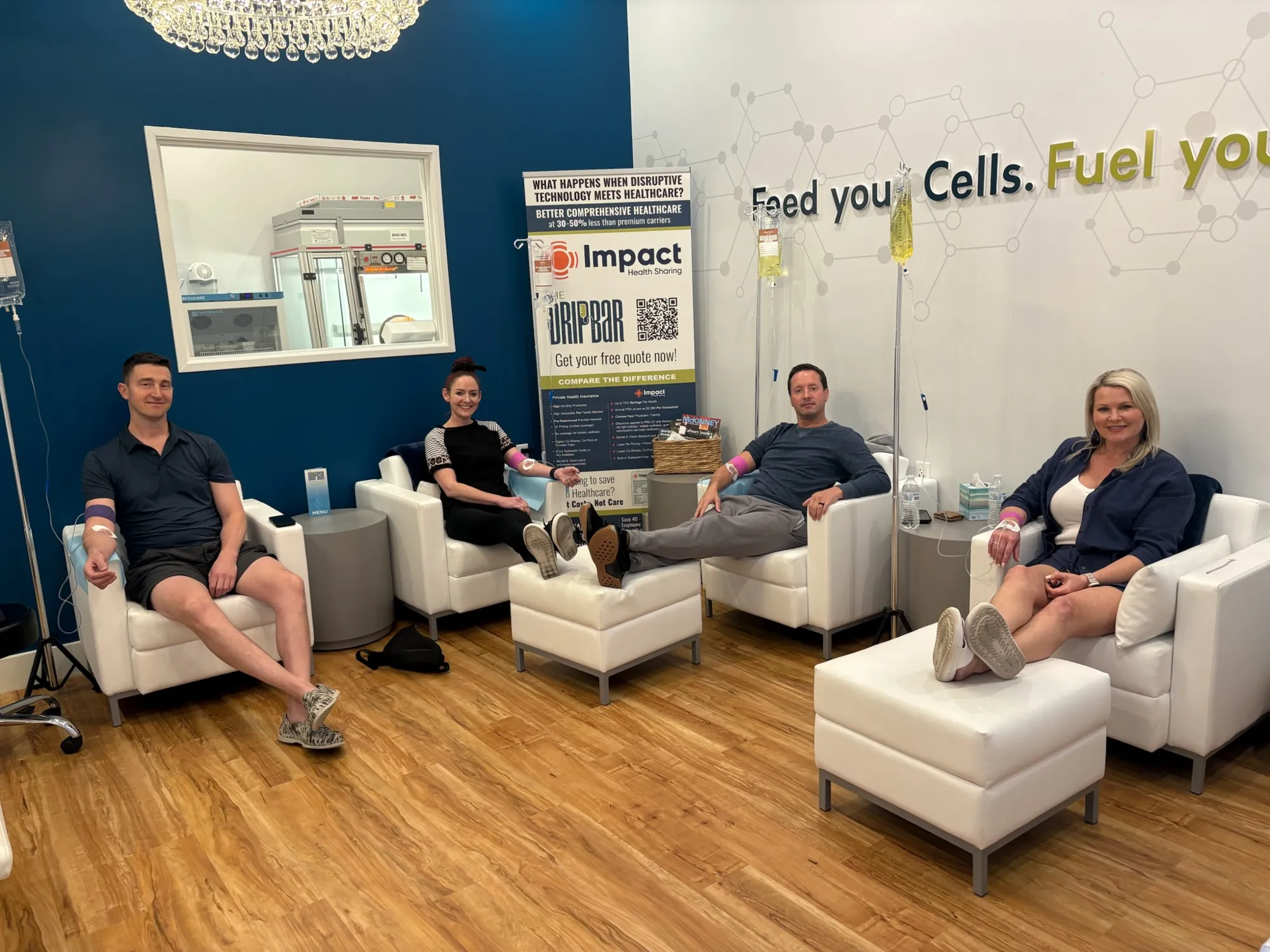 The The DRIPBaR McKinney IV therapy lounge