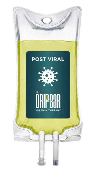 The Post Viral IV drip bag at The DRIPBaR McKinney