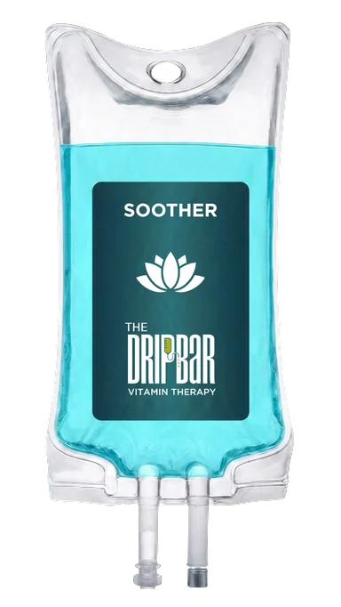 The Soother IV drip bag at The DRIPBaR McKinney